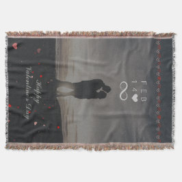 Romantic Feb 14 Infinity Valentine Design Deken