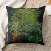 Romantic Fern, Forest Scene Pillow Kussen (Deken)