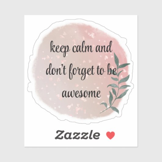 Romantic Field Flowers Lovers Sticker (Vel)