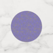 Romantic Field purple Flowers Confetti (Kleine voorkant)