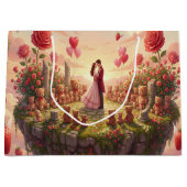 Romantic Floating Island in the Sky Fantasy Scene Groot Cadeauzakje (Voorkant)