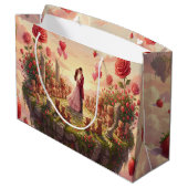 Romantic Floating Island in the Sky Fantasy Scene Groot Cadeauzakje (Achterkant Gekanteld)