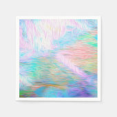 Romantic Floral Abstract – Elegant Boho Fantasy Servet (Voorkant)