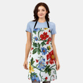 Romantic Floral Apron Schort (Gedragen)