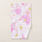 Romantic Floral Bath Towel Set Bad Handdoek (Handdoek)