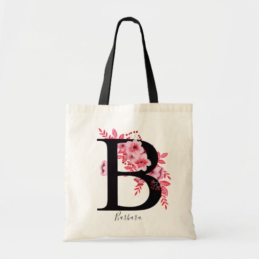 Romantic Floral |  botanisch | Bridal-tas Tote Bag (Voorkant)