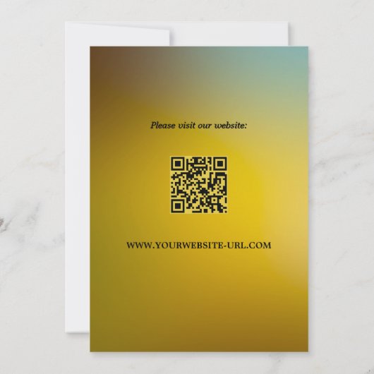 Romantic Floral Butterfly Save the Date Kaart (Achterkant)