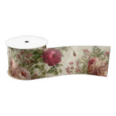 Romantic Floral Design Satijnen Lint (Spoel)