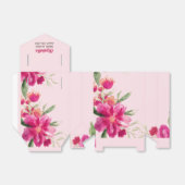 Romantic Floral Design Vrijgezellenfeest Favor Box Bedankdoosjes (Uitgevouwen)