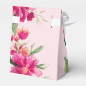 Romantic Floral Design Vrijgezellenfeest Favor Box Bedankdoosjes (Achterkant)