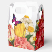 Romantic  Floral Favor Box Bedankdoosjes (Geopend)