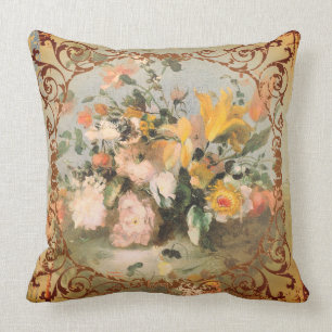 Romantic Floral Gold Tones Kussen