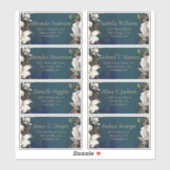 Romantic Floral Gold WreatAddress Label (Vel)