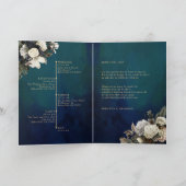 Romantic Floral Gold Wreath Wedding (Binnen)