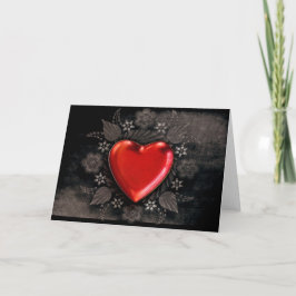 Romantic Floral Heart Valentijn Love Feestdagen Kaart