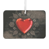 Romantic Floral Heart Valentijn Love Luchtverfrisser (Achterkant)