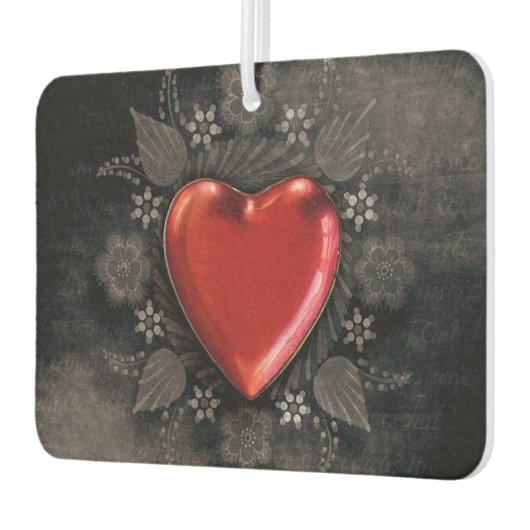 Romantic Floral Heart Valentijn Love Luchtverfrisser (Links)