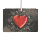 Romantic Floral Heart Valentijn Love Luchtverfrisser (Voorkant)