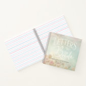 Romantic Floral Letters To The Bride Guestbook Notitieboek (Binnen)