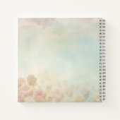 Romantic Floral Letters To The Bride Guestbook Notitieboek (Achterkant)