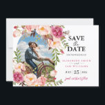Romantic Floral Lijst Aangepaste foto Opslaan Datu Save The Date<br><div class="desc">Romantic Floral Lijst Aangepaste foto Opslaan Datum</div>