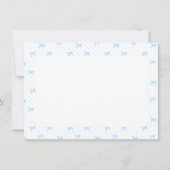 Romantic Floral Monogram Notecard Bedankkaart (Voorkant)