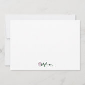 Romantic Floral Nautical Anchor Vrijgezellenfeest  Kaart (Achterkant)