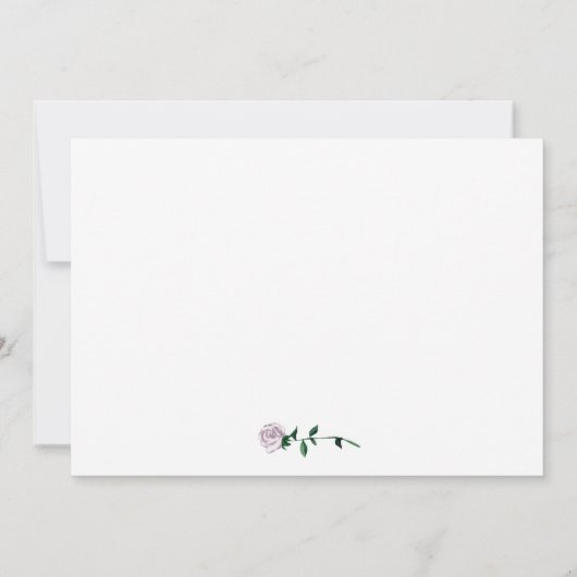 Romantic Floral Nautical Anchor Vrijgezellenfeest  Kaart (Achterkant)