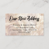 Romantic, , Floral Nieuwe kaart van het Adres (Voorkant)