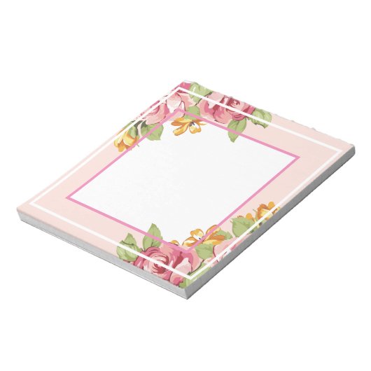 Romantic Floral Notitieblok (Linkerzijde)
