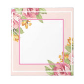 Romantic Floral Notitieblok (Voorkant)
