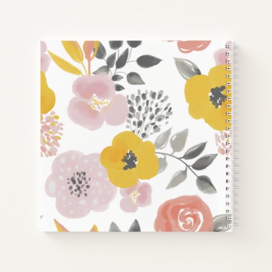 Romantic Floral Ons verhaal herinnert ons aan het  Notitieboek (Achterkant)