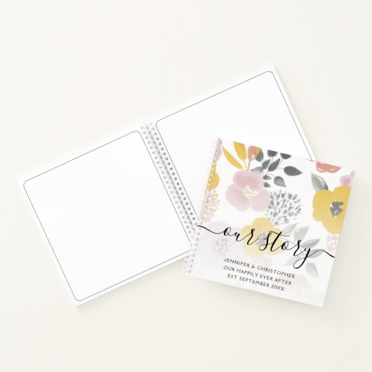 Romantic Floral Ons verhaal herinnert ons aan het  Notitieboek (Binnen)