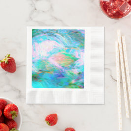 Romantic Floral Paper Plate – Elegant Boho Fantasy Servet