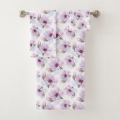 Romantic Floral Pattern Bad Handdoek (Insitu)