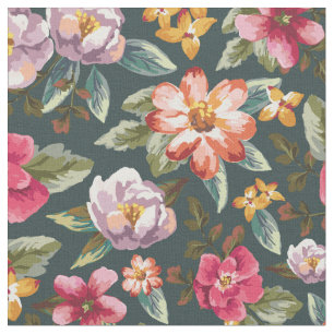 Romantic Floral Pattern bloemen Stof