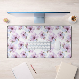 Romantic Floral Pattern Bureaumat