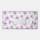 Romantic Floral Pattern Bureaumat (Keyboard & Muis)