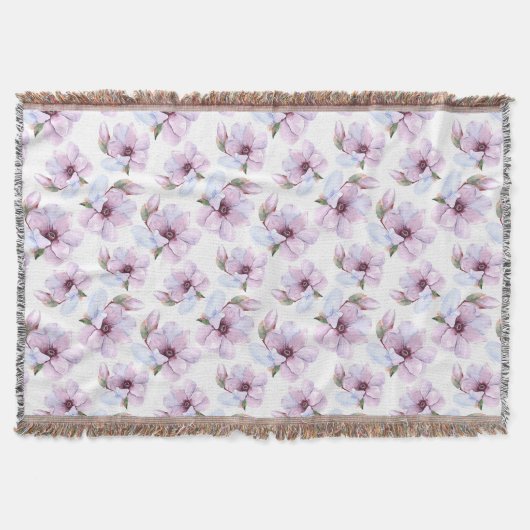Romantic Floral Pattern Deken (Voorkant)