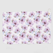Romantic Floral Pattern Golfhanddoek (Horizontaal)