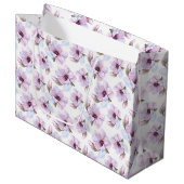 Romantic Floral Pattern Groot Cadeauzakje (Voorkant Gekanteld)