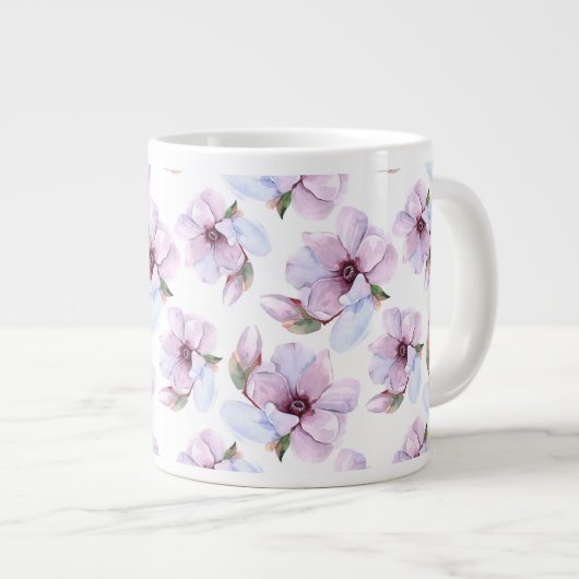Romantic Floral Pattern Grote Koffiekop (Voorkant rechts)