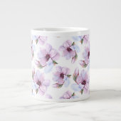 Romantic Floral Pattern Grote Koffiekop (Voorkant)