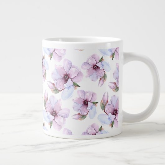 Romantic Floral Pattern Grote Koffiekop (Rechts)