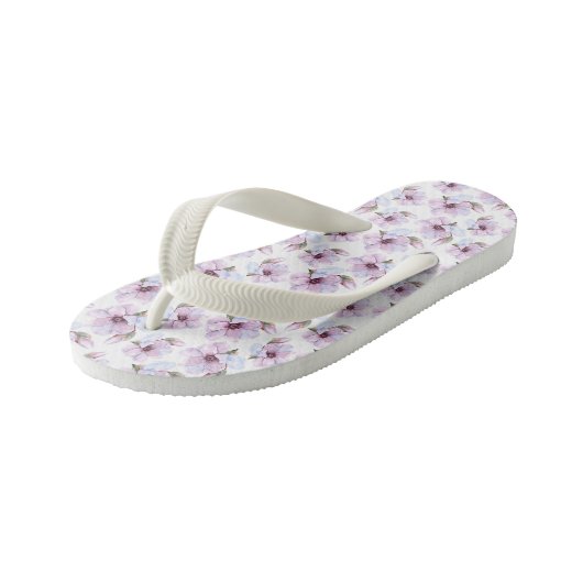 Romantic Floral Pattern Kinder Teenslippers (Schuin)