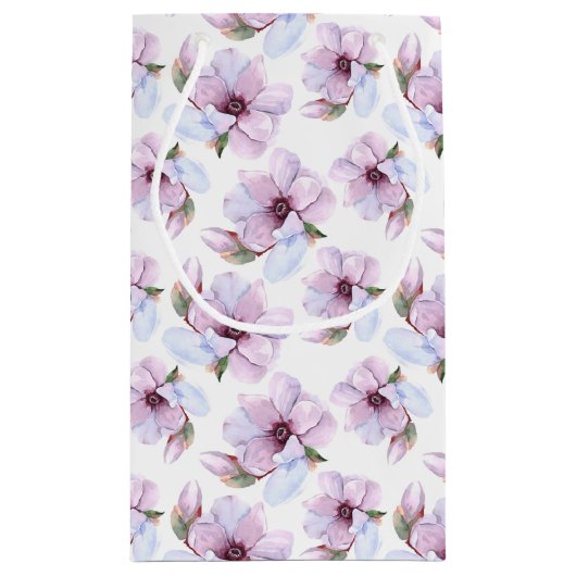 Romantic Floral Pattern Klein Cadeauzakje (Achterkant)