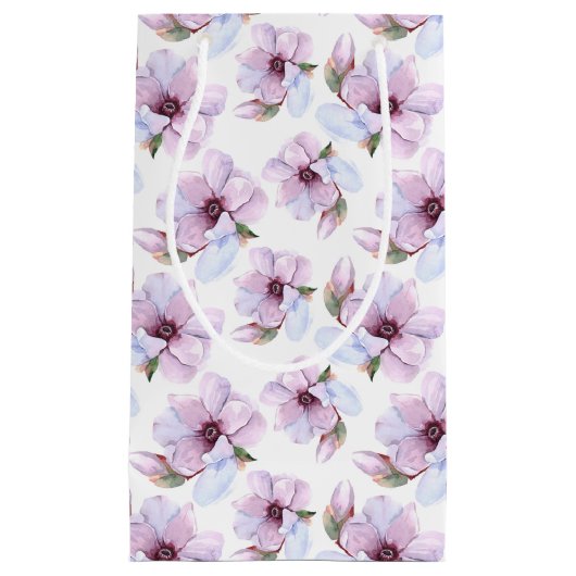 Romantic Floral Pattern Klein Cadeauzakje (Voorkant)