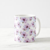 Romantic Floral Pattern Koffiemok (Voorkant rechts)