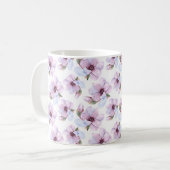 Romantic Floral Pattern Koffiemok (Voorkant links)