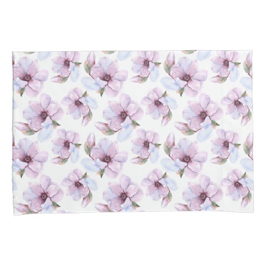 Romantic Floral Pattern Kussensloop (Voorkant-Rechts)
